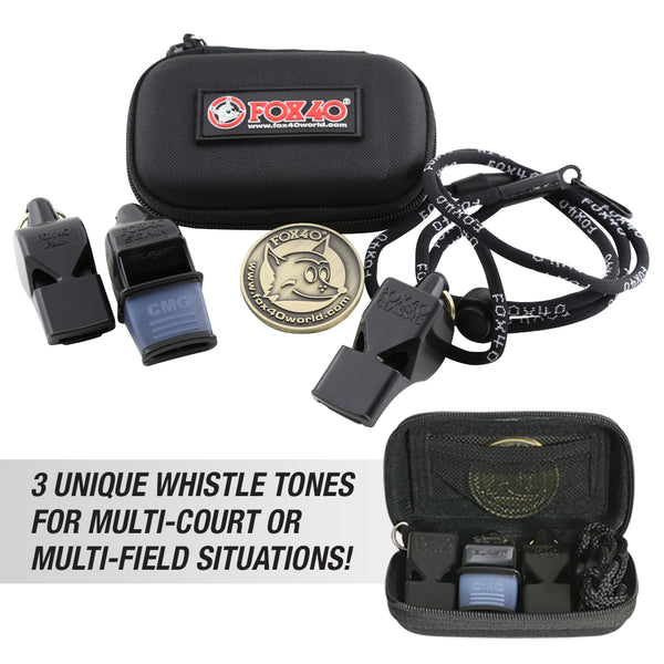 FOXEY&DLノベルティ5点 Fox 40 Whistle 3-Pack | Three Unique Tones for Officials – Fox 40 USA